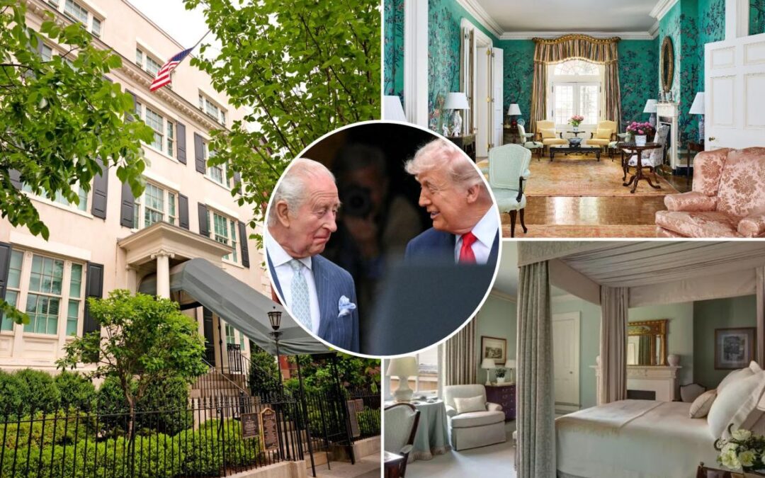 Inside DC’s Blair House — where King Charles and Queen Camilla are spending their historic US trip