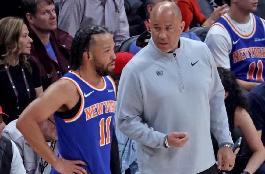 Knicks’ Jalen Brunson downplays yelling spat with his dad