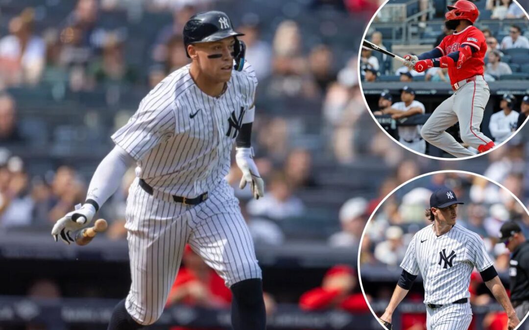 Yankees can’t keep up with Angels’ bats in lopsided series finale loss