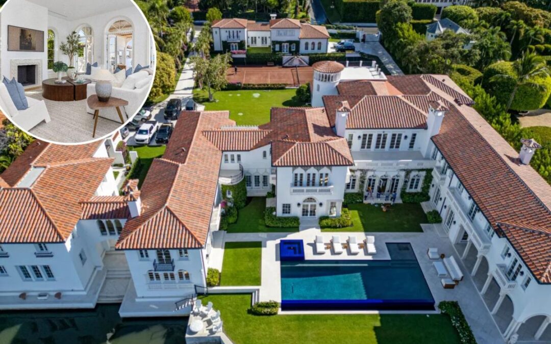 Landmarked 1920s Palm Beach mansion that barely survived and saved from ruin lists for $157M
