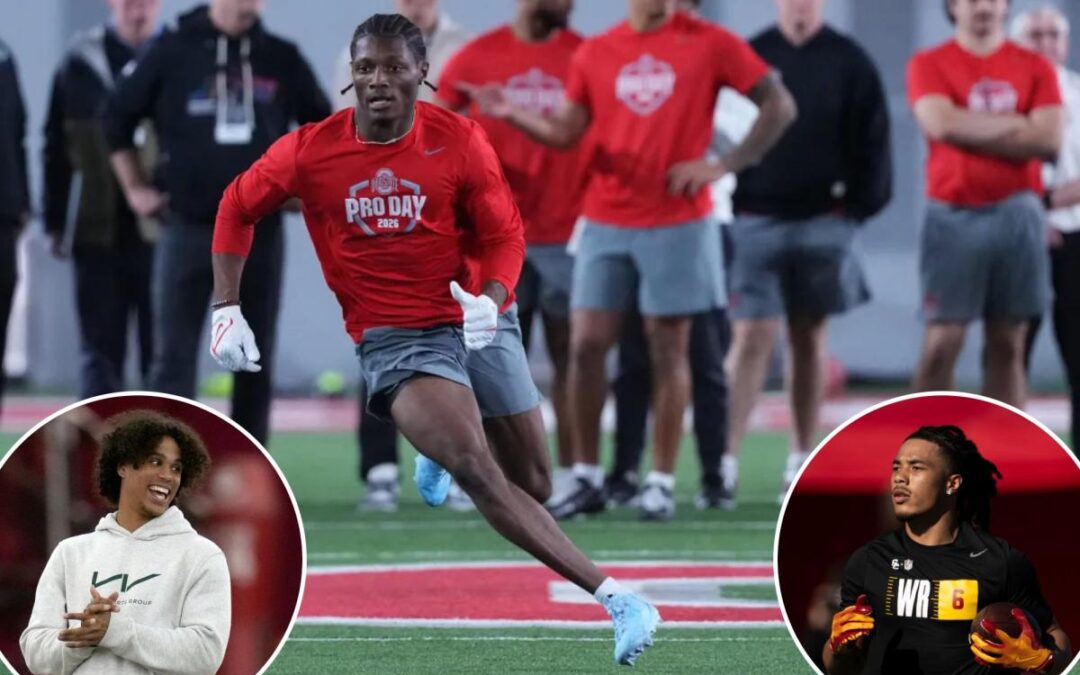 2026 NFL Draft odds: Carnell Tate, Jordyn Tyson, Makai Lemon projections for loaded wide receiver class