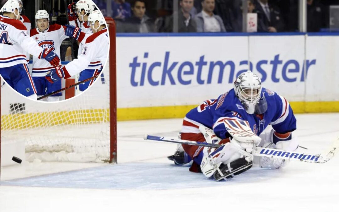 Rangers lose to Canadiens as three-game win streak gets snapped