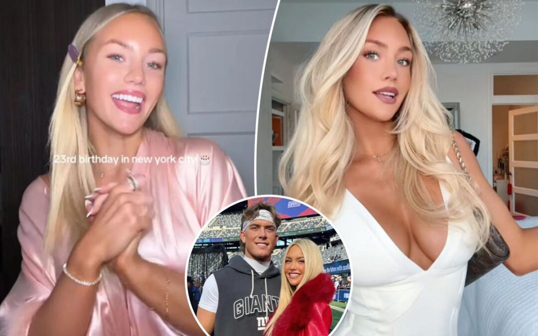 Jaxson Dart’s girlfriend, Marissa Ayers, opens up on life-changing year with Giants QB