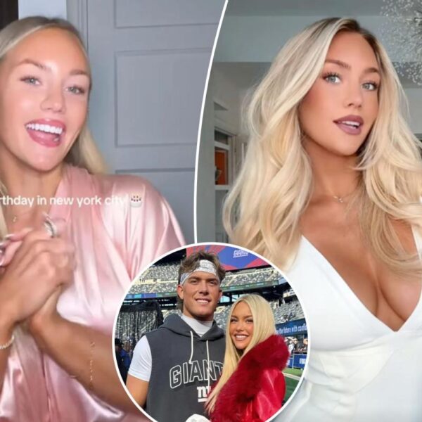 Jaxson Dart’s girlfriend, Marissa Ayers, opens up on life-changing year with Giants QB