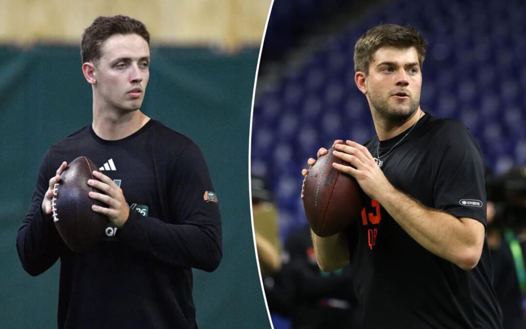 2026 NFL Draft Day 2 odds: Oddsmakers project landing spots for QBs Garrett Nussmeier, Carson Beck