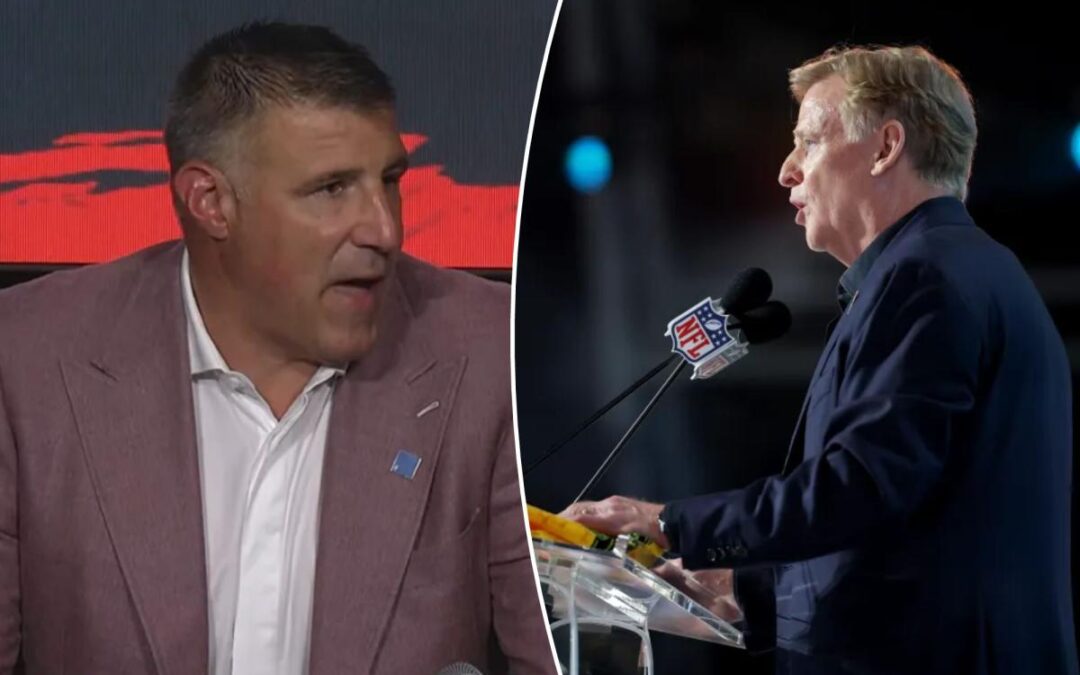 NFL commissioner Roger Goodell weighs in on Mike Vrabel-Dianna Russini scandal