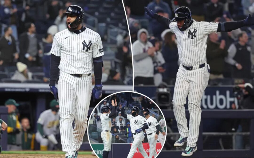 Amed Rosario’s two-homer night leads Yankees to come-from-behind win over A’s