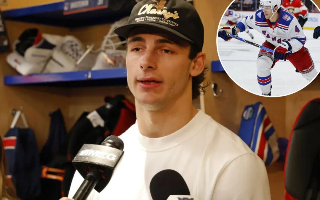 Potential trade piece Braden Schneider says he would ‘love’ to remain a Ranger