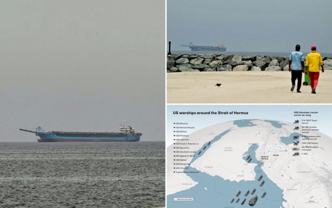 Iran-linked ships transit through Strait of Hormuz — in defiance of President Trump’s blockade