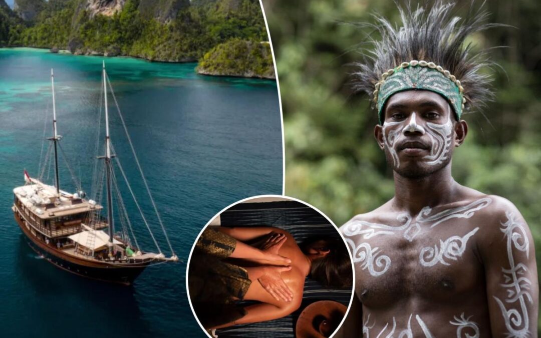 No roads, no crowds — just a $10M yacht and the bluest water on the planet