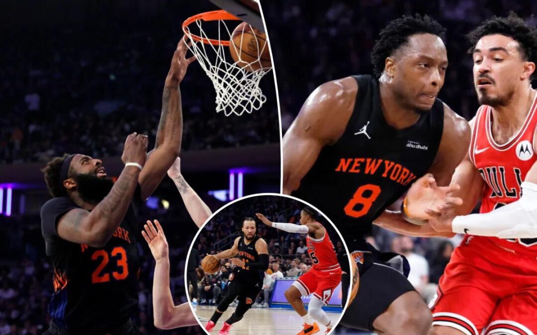 Knicks crush lowly Bulls to clinch third consecutive 50-win season