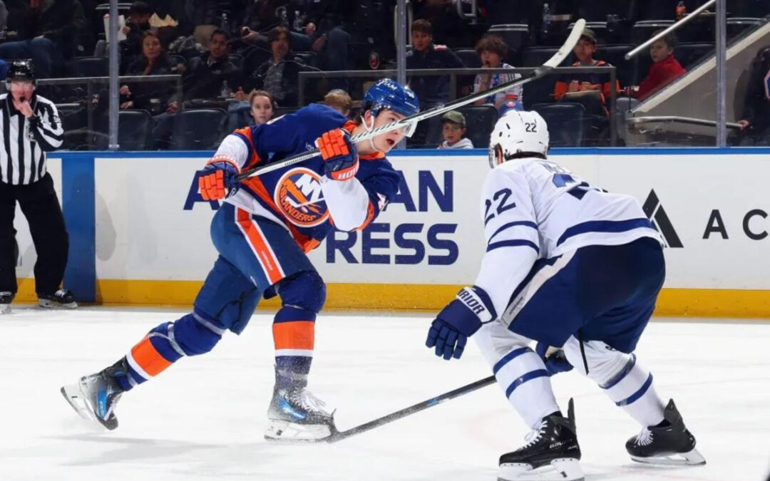 Islanders’ Matthew Schaefer ties single-season rookie defenseman goal record as historic year continues