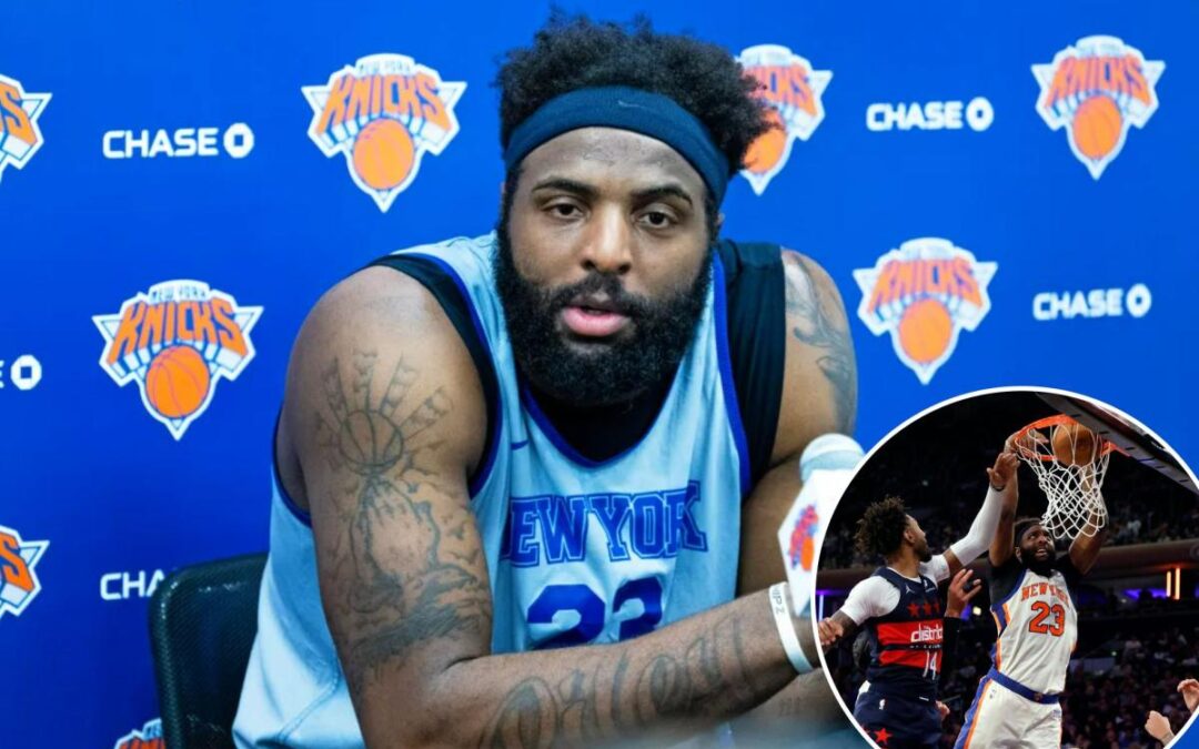 Healthy Mitchell Robinson ready to have say in Hawks playoff series — this time around