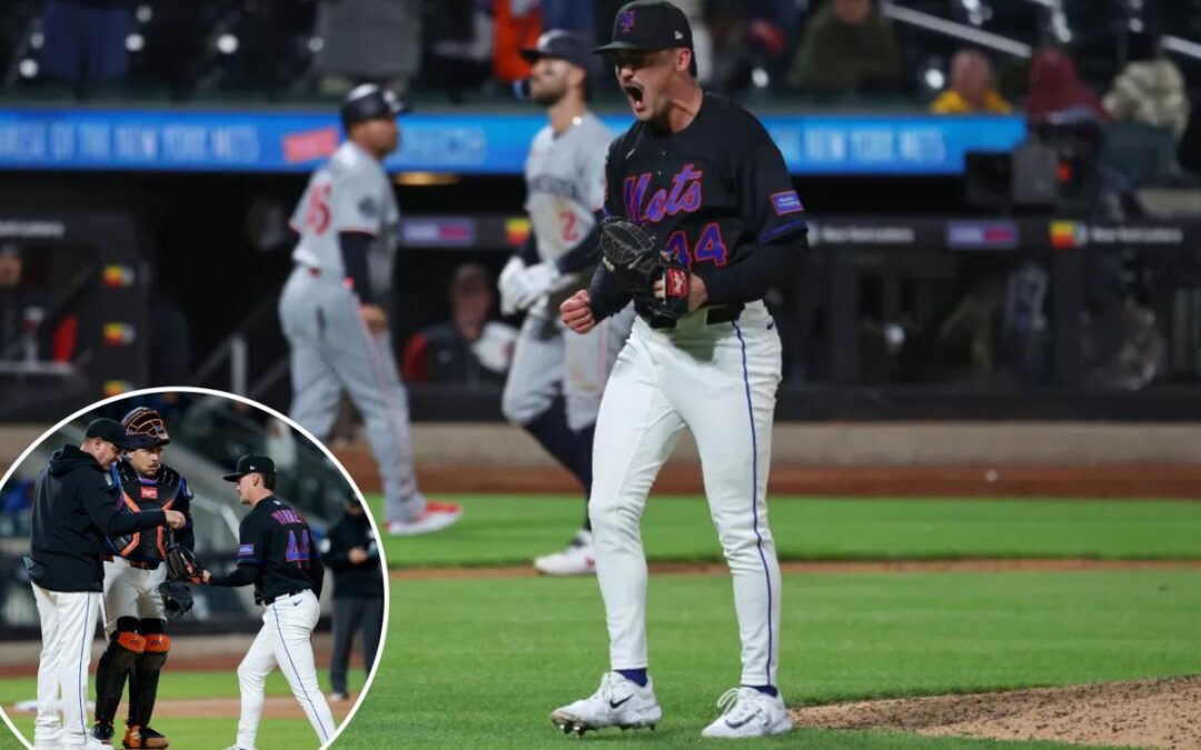 Mets fans sarcastically chant ‘MVP’ for mop-up reliever who mercifully ended ugly ninth inning