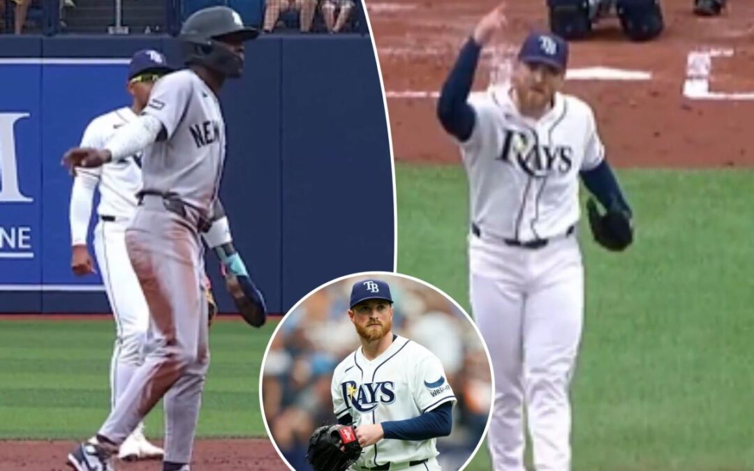 In-game spat between Yankees’ Jazz Chisholm and Rays starter Drew Rassmussen has surprise ending