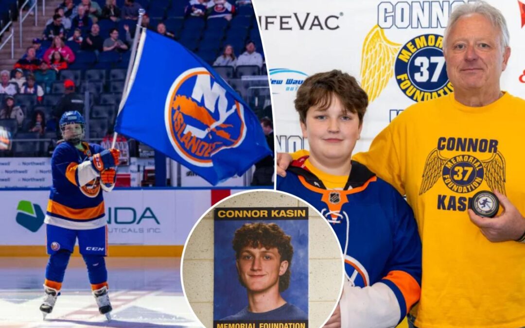 Islanders welcome family of late Connor Kasin with ‘unbelievable’ experience