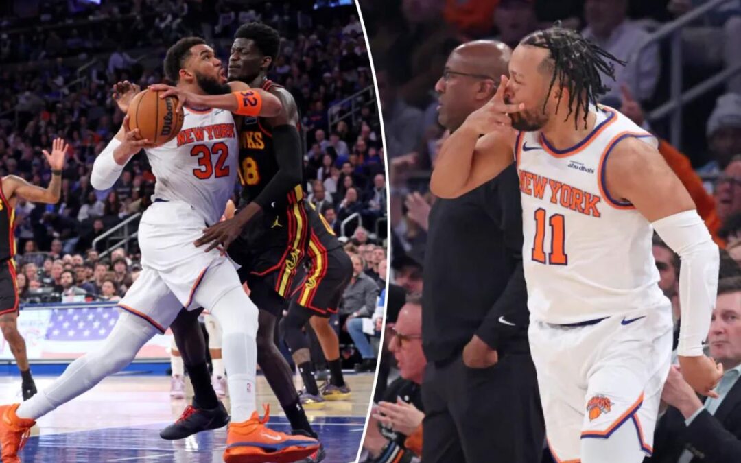 Knicks roll past Hawks for statement Game 1 playoff victory