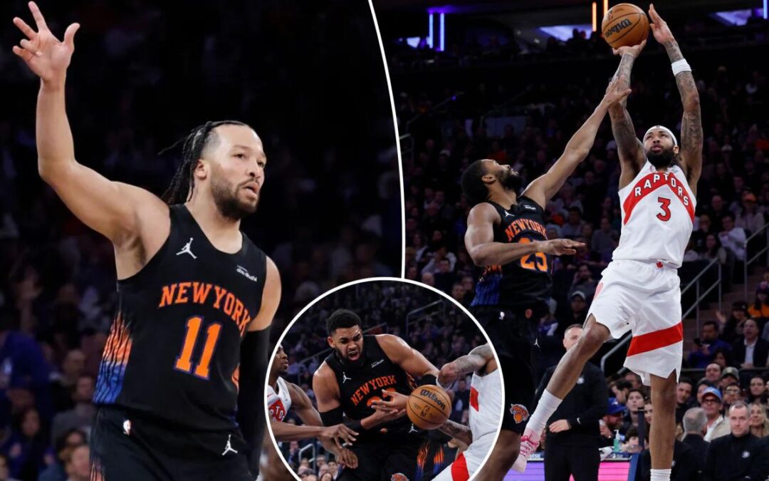 Knicks cruise past possible first-round foe Raptors to lock in No. 3 seed