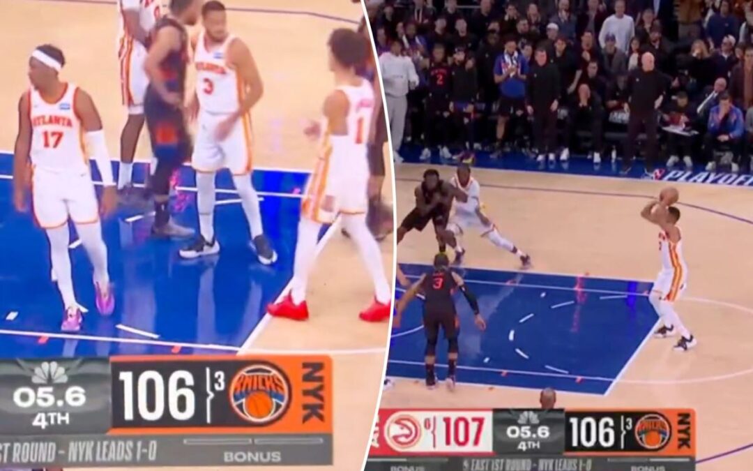 NBC blames ‘data issue’ for anger-inducing mistake at end of Knicks-Hawks game