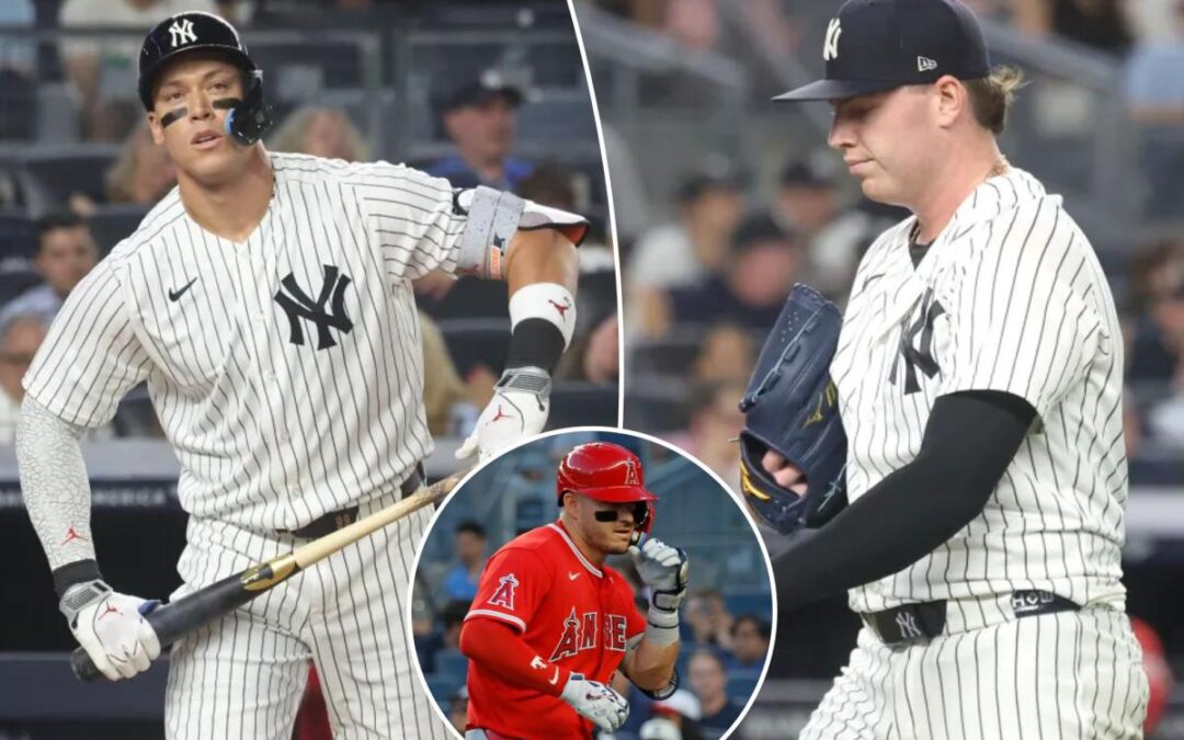 Yankees’ bats go quiet as Angels mash five homers in lopsided loss