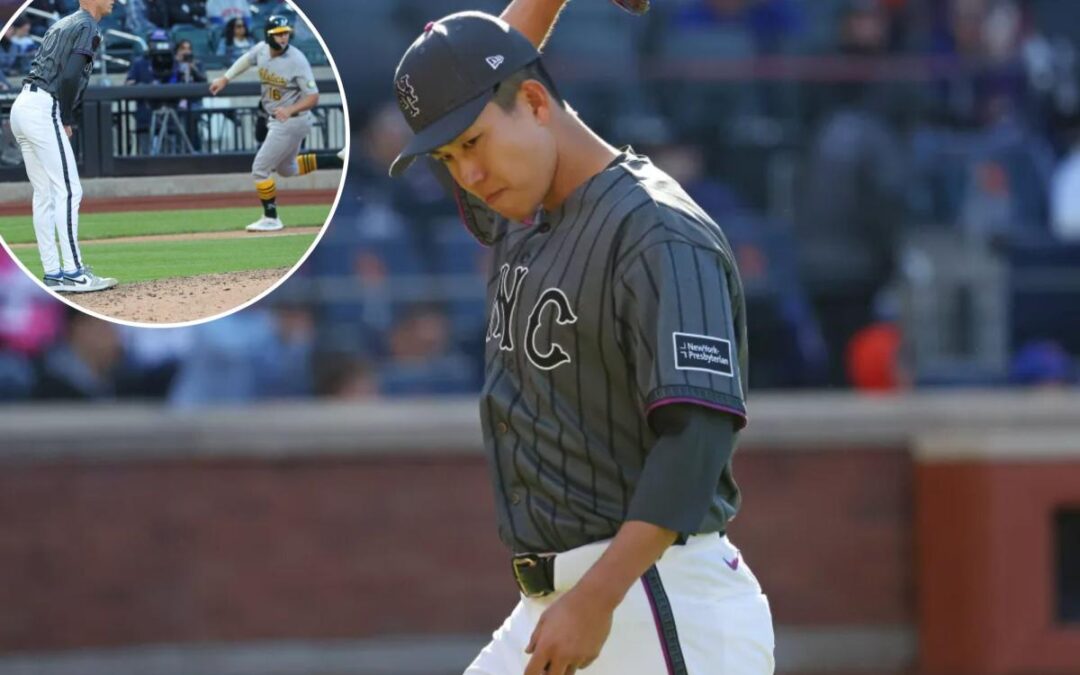 Kodai Senga’s ugly start sinks Mets in loss to A’s with skid hitting four games