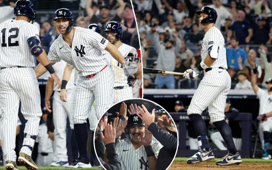 Aaron Judge, Yankees offense awaken to overcome issues in comeback win over Angels that ends skid