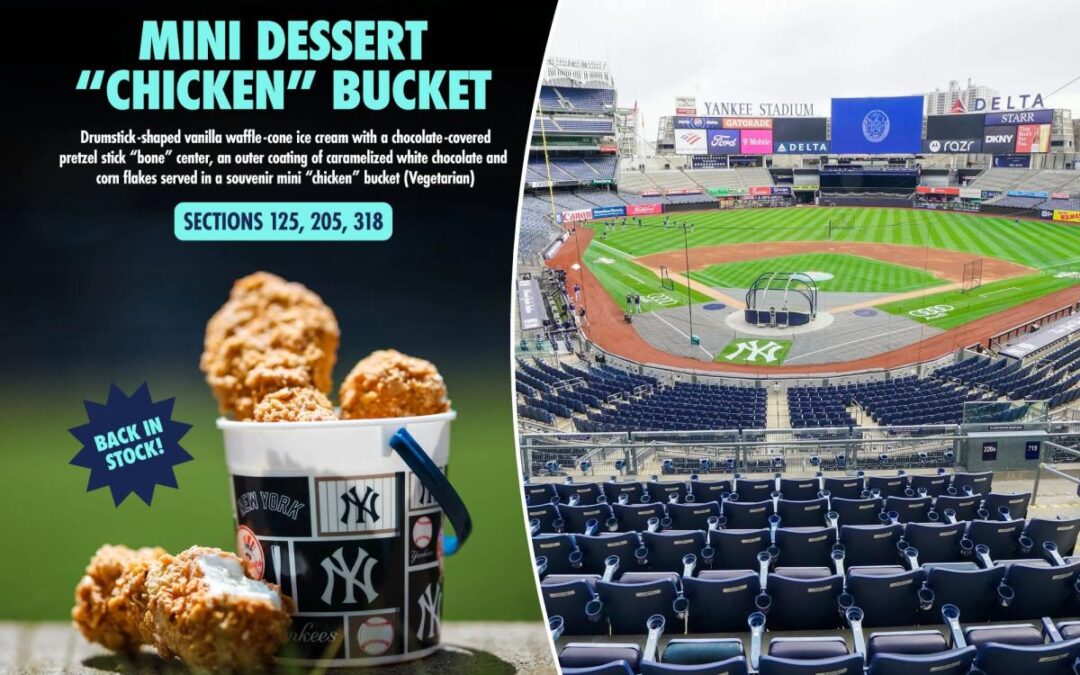 Viral ‘chicken’ ice cream bucket is back at Yankee Stadium — here’s where fans can get it
