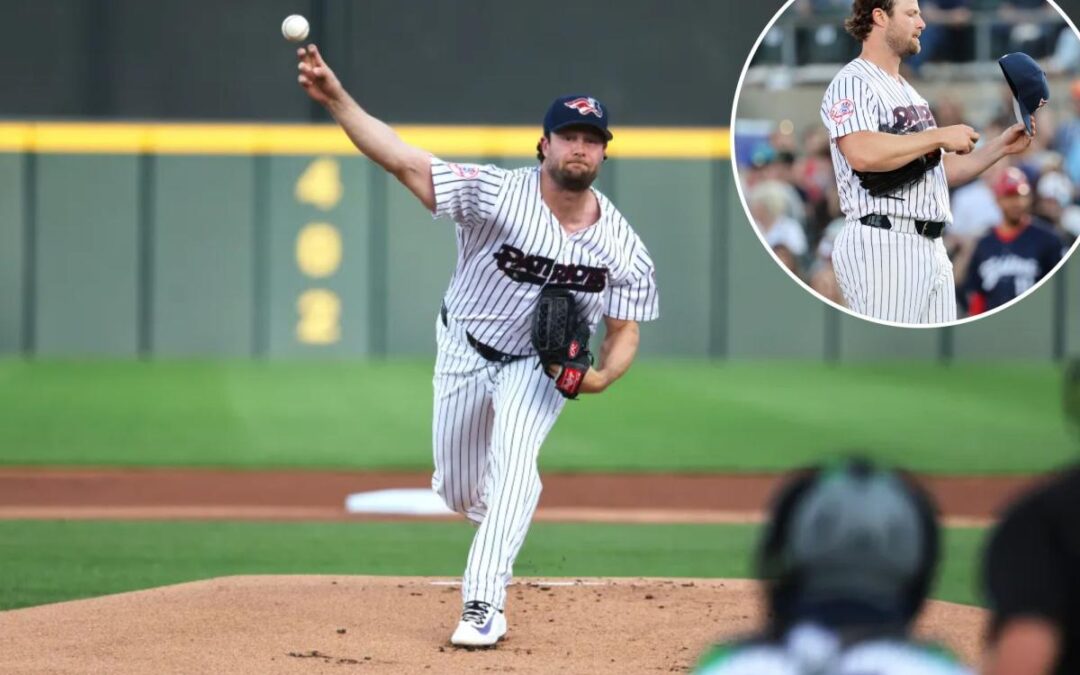 Gerrit Cole shows some rust as he hits ‘big milestone’ in his first Yankees rehab start