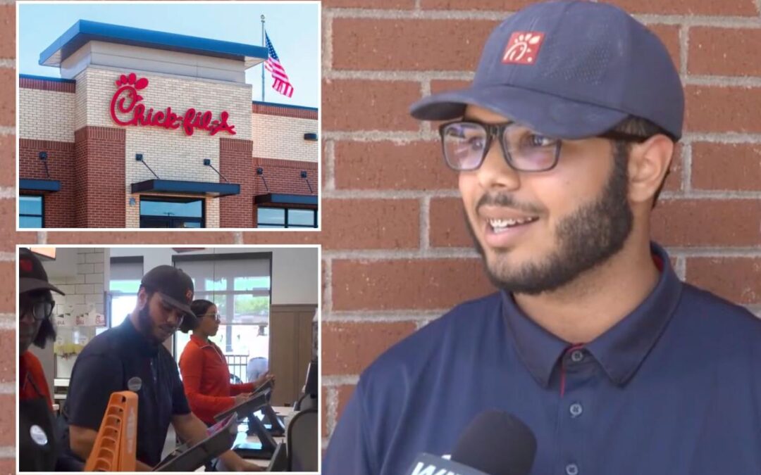 Chick-fil-A worker, 18, finds $10K in restaurant bathroom and returns it to its owner