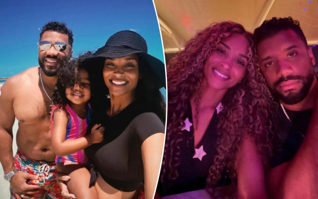 Russell Wilson hits beach vacation with Ciara as he’s stuck in NFL limbo