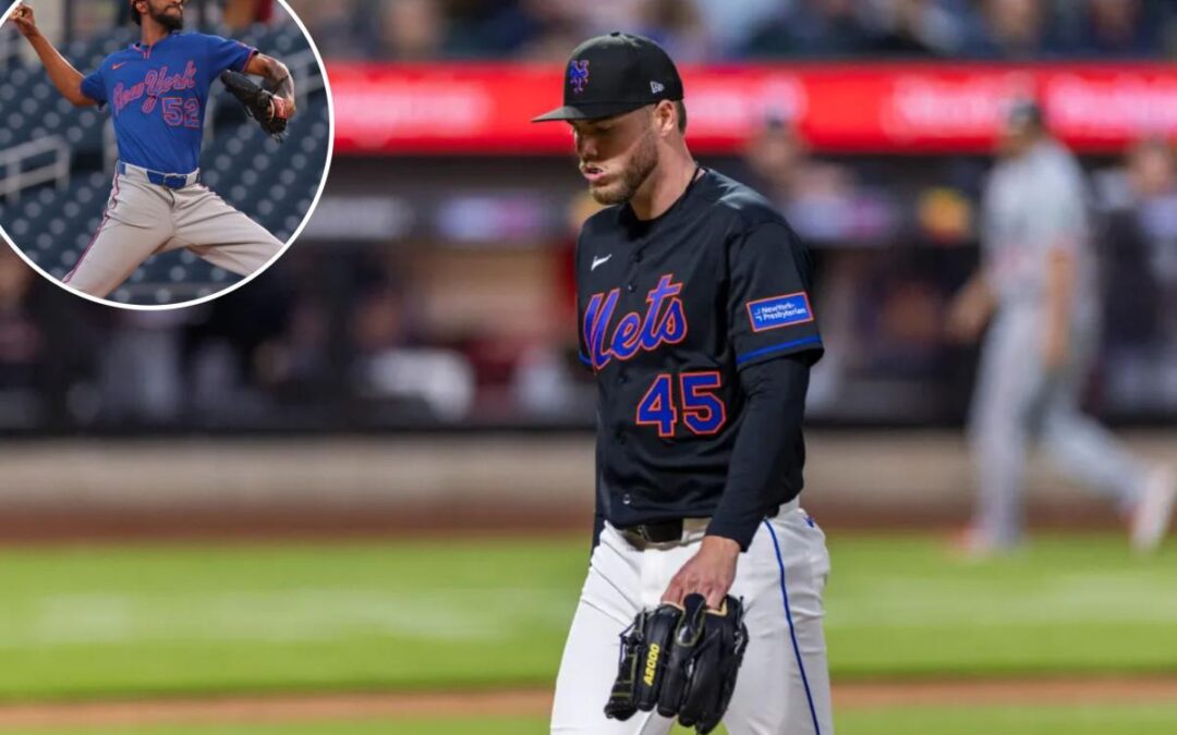 Mets demote Christian Scott after rough season debut to add veteran reliever