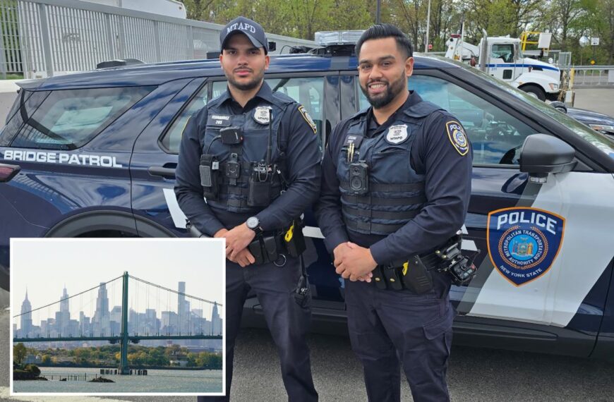 How hero MTA cops talked distraught woman off ledge on Whitestone Bridge: ‘Just pray’