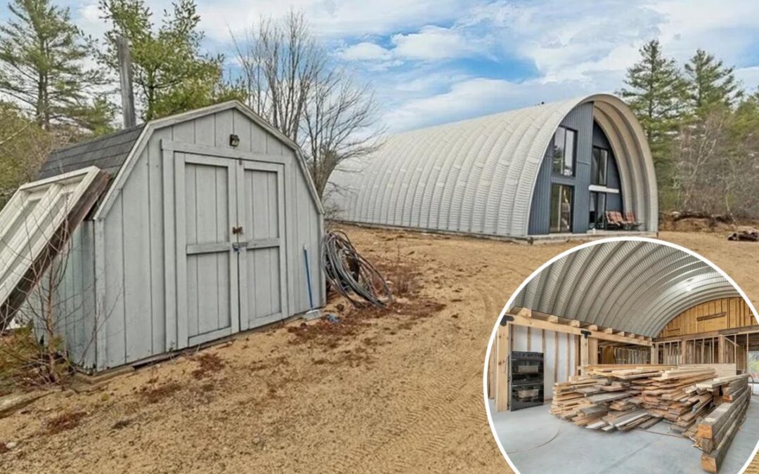 ‘Handyman special’ Quonset hut-style home hits market for under $300K in Maine