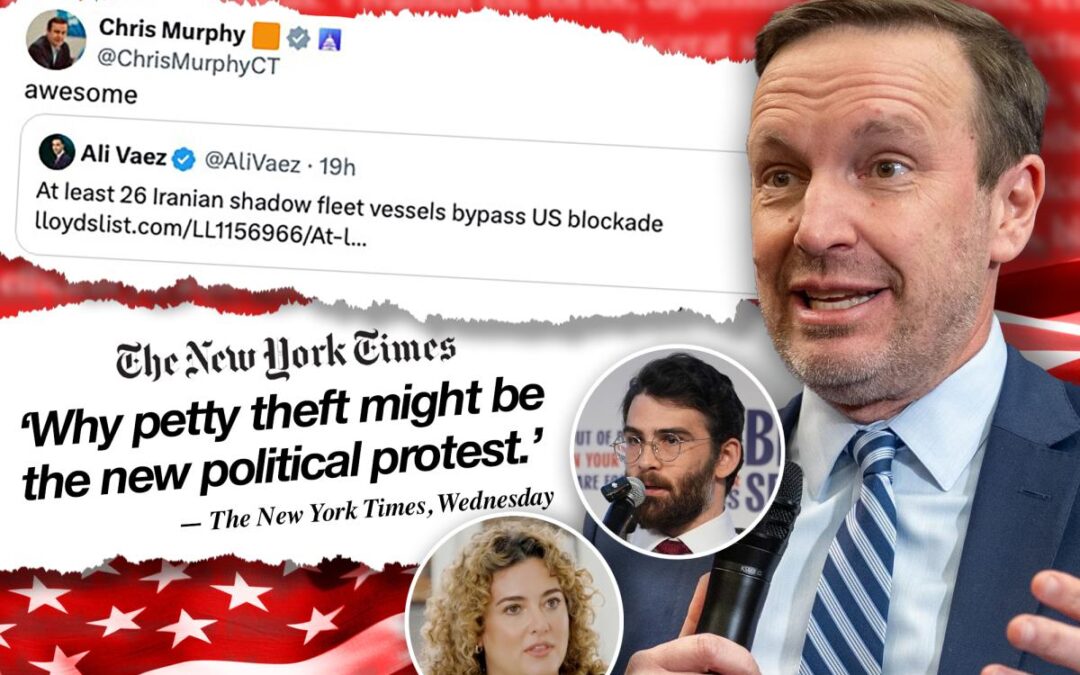 The week in whoppers: Sen. Murphy cheers for Iran, NY Times goes to bat for . . . SHOPLIFTING, and more