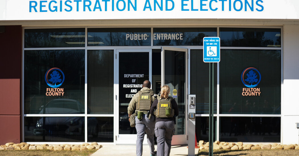 Trump Administration Demands Names of 2020 Election Workers in Georgia