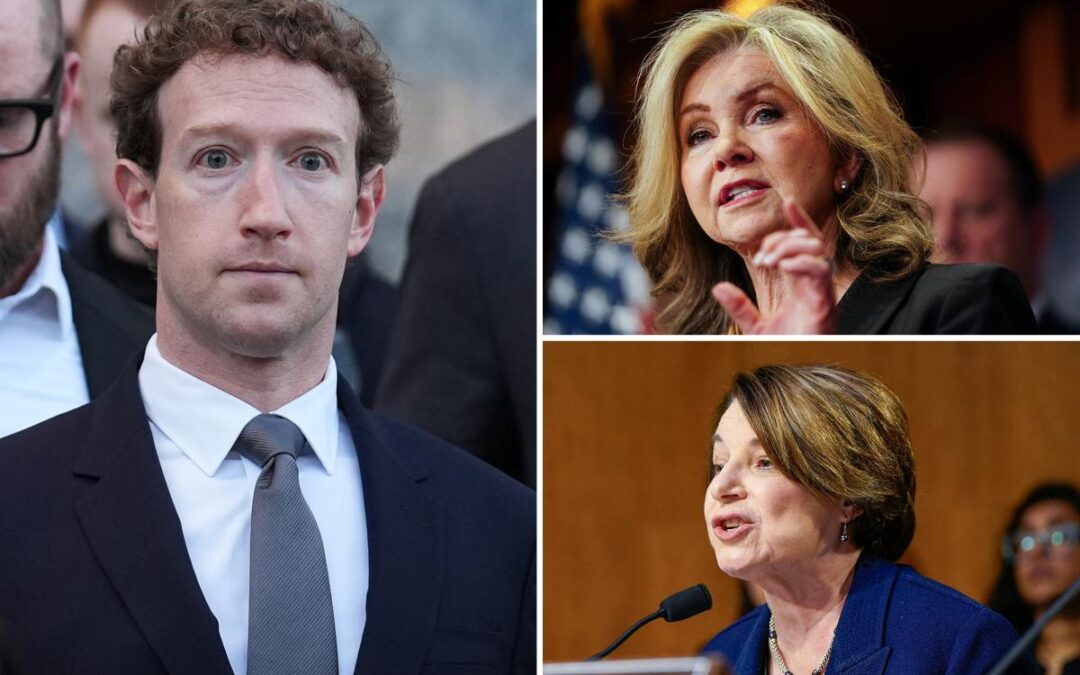 Blackburn, Klobuchar slam Mark Zuckerberg for banning law firm ads for victims of social media addiction: ‘Disturbing’