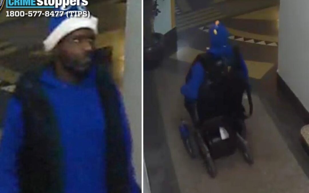Callous crook steals motorized wheelchair from NYC building —uses it for slow getaway: cops