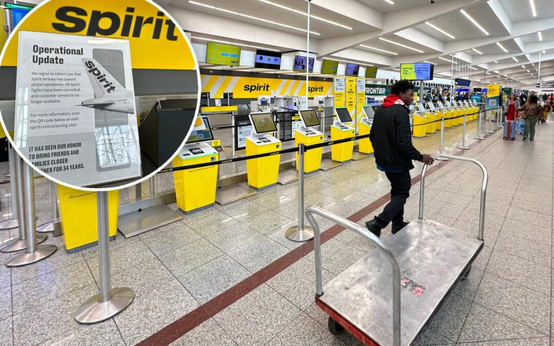 Spirit Airlines shutdown torpedoes flights across NY, NJ — here’s what to do with your boarding pass