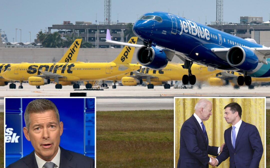 DOT Secretary Duffy blames Biden admin, Pete Buttegieg for Spirit Airlines’ failure