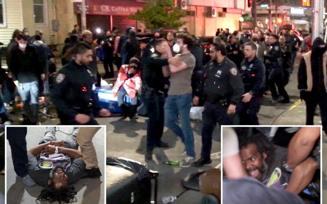 Anti-ICE protesters mob NYC hospital as 9 activists arrested in chaotic clash with law enforcement