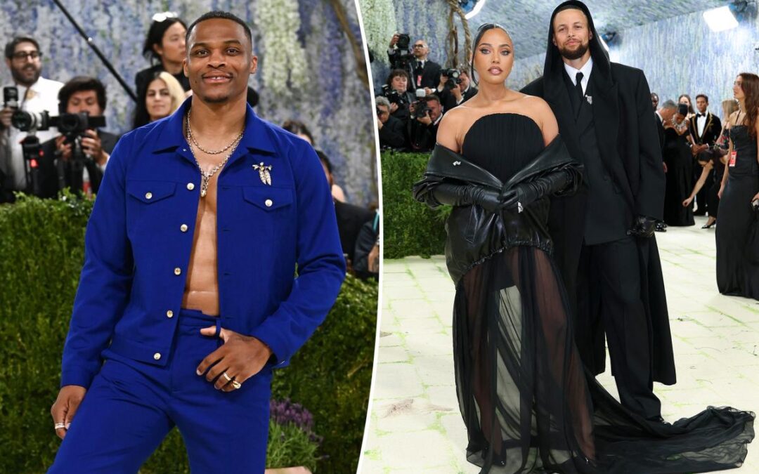 Steph Curry, Russell Westbrook & other California sports stars stun at Met Gala