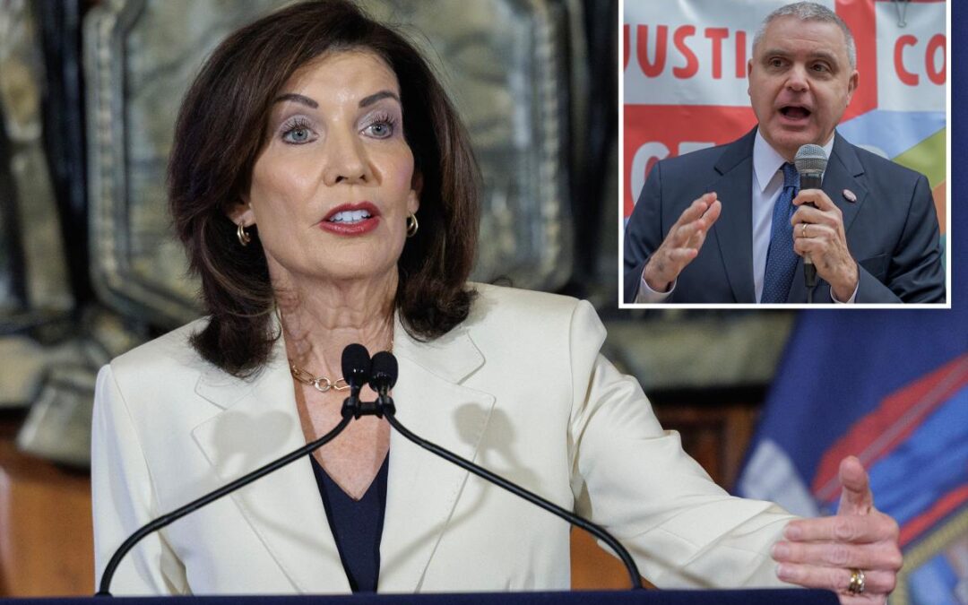 Hochul proposes $500M pension sweetener as she battles unions in budget stand-off