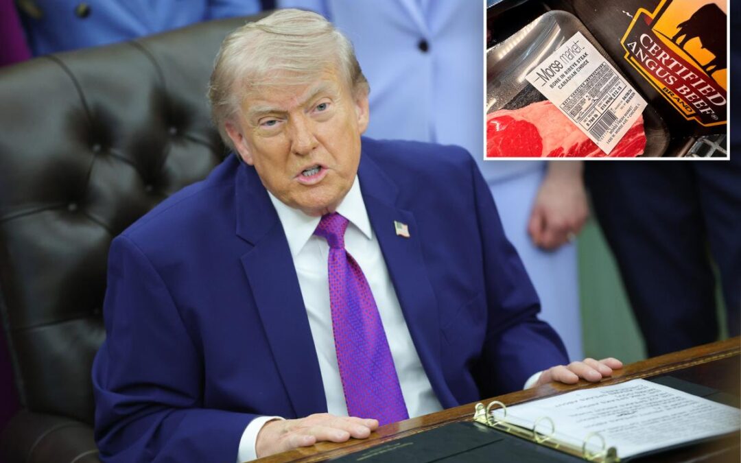Trump signing executive orders to lower beef prices as cost of a steak breaks records