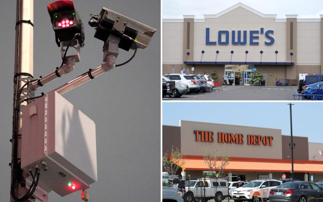 Lowe’s, Home Depot could start spying on you using license plate readers in effort to boost safety