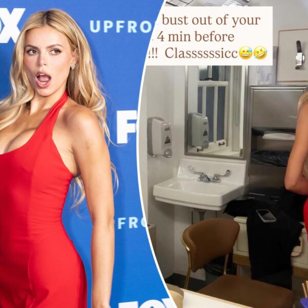 Brooks Nader narrowly avoids wardrobe malfunction minutes before ‘Baywatch’ reboot red carpet