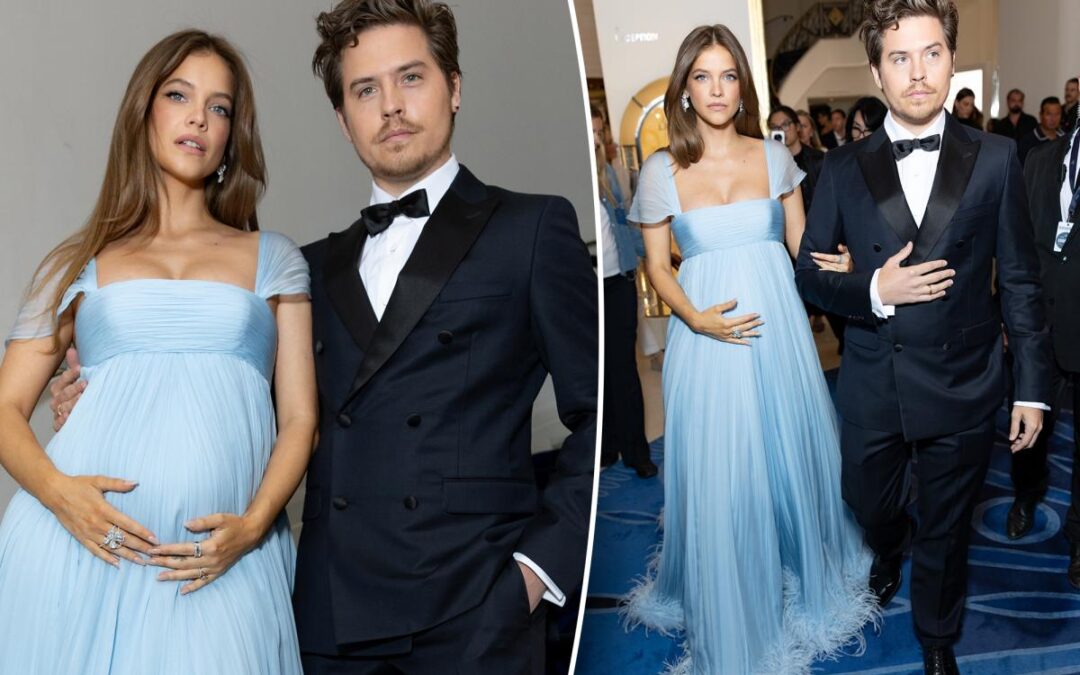 Barbara Palvin is expecting first baby with Dylan Sprouse, debuts bump at Cannes
