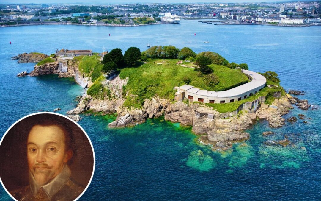 Island fortress where Sir Francis Drake famously set sail around the world is for sale