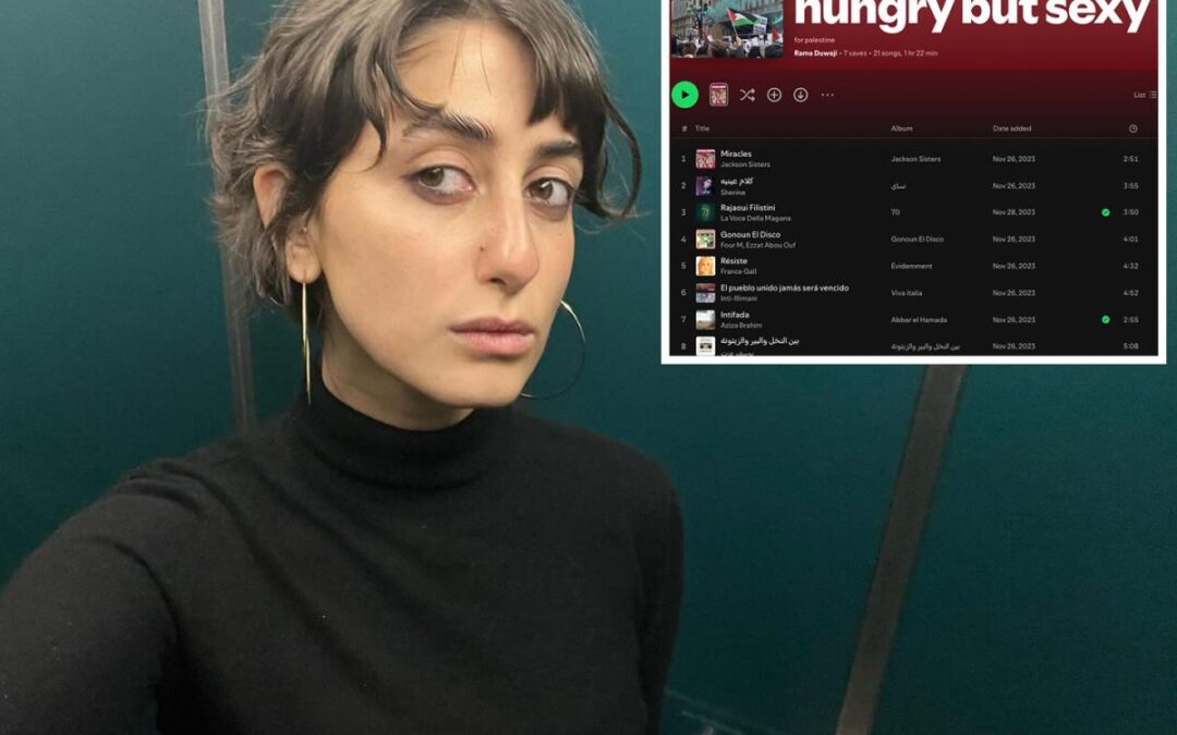 NYC first lady Rama Duwaji’s Spotify playlists included ‘hungry but sexy for Palestine’: report