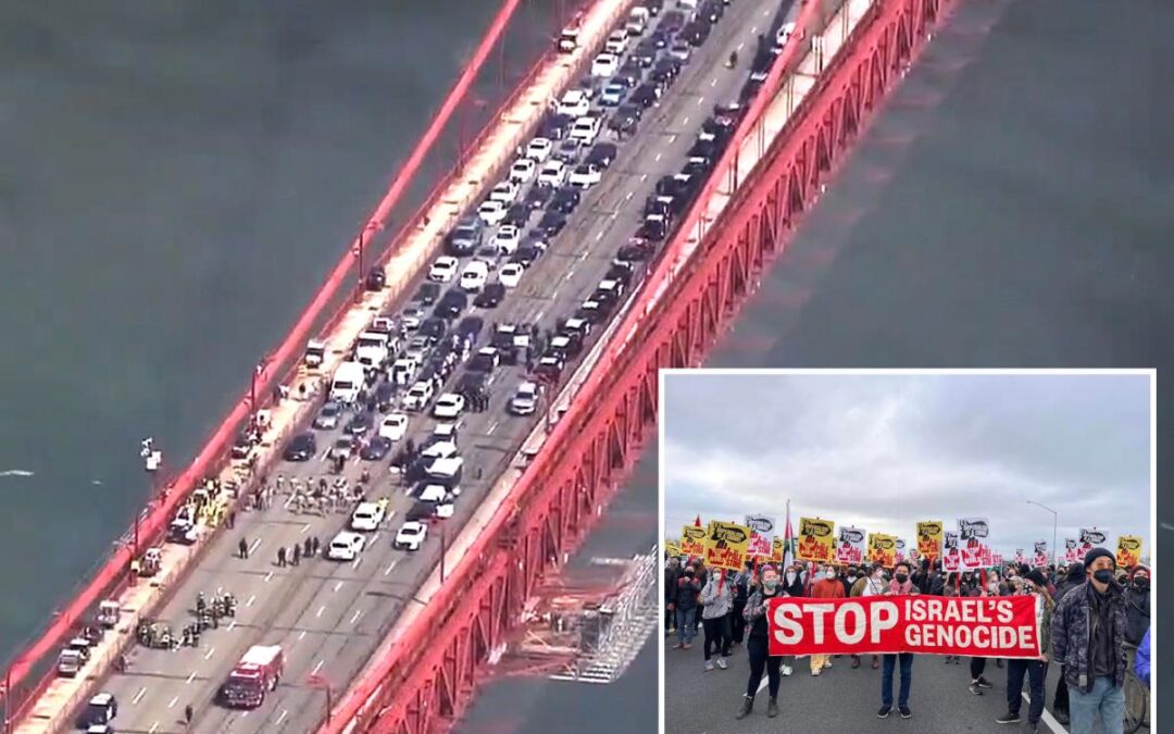 Protesters in Golden Gate Bridge shutdown face brutal punishment as trial begins