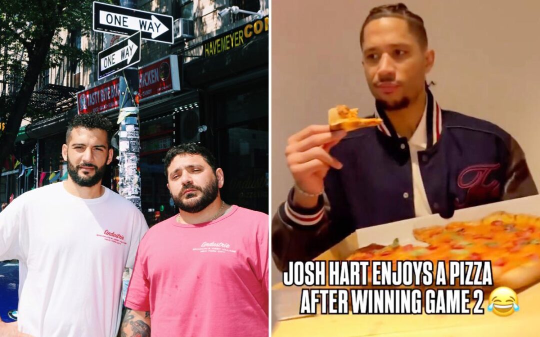 The pizzeria behind Josh Hart’s viral postgame slice reveals how they got the pies into MSG